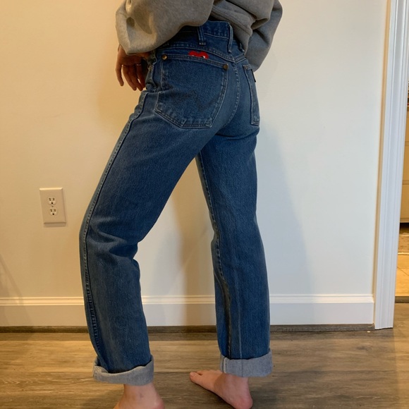 Vintage Wrangler Jeans With Patches - Picture 3 of 7